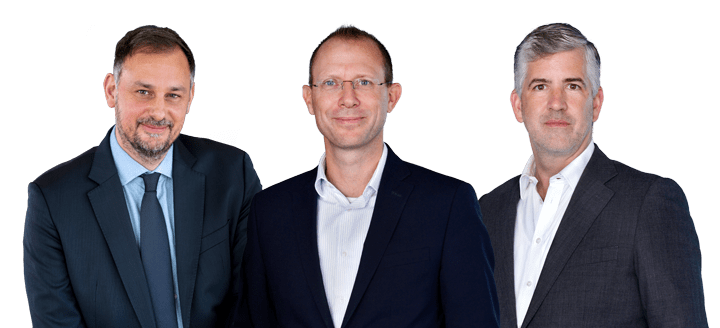 Nils Hübener, Dr. Tilman Engel, Eric Romba